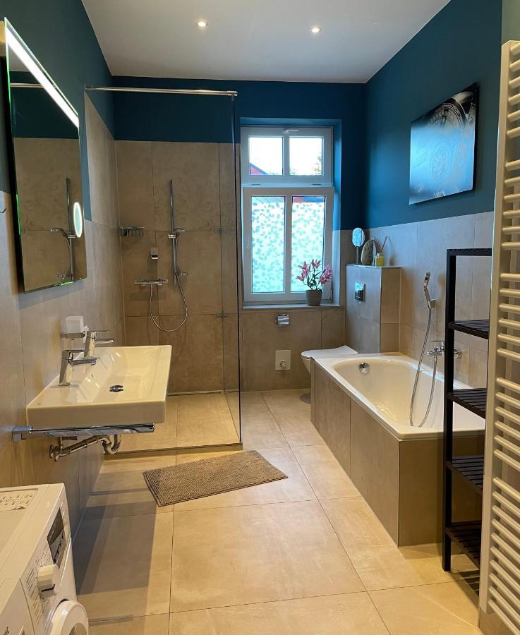 Helle Terrassenwohnung In Traumlage Von Dresda Esterno foto